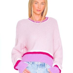 Show me your MUMU pink knitted sweater
